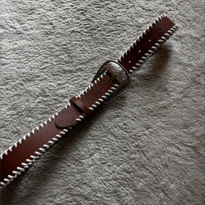 Wild Fable Brown Belt with Silver Buckle